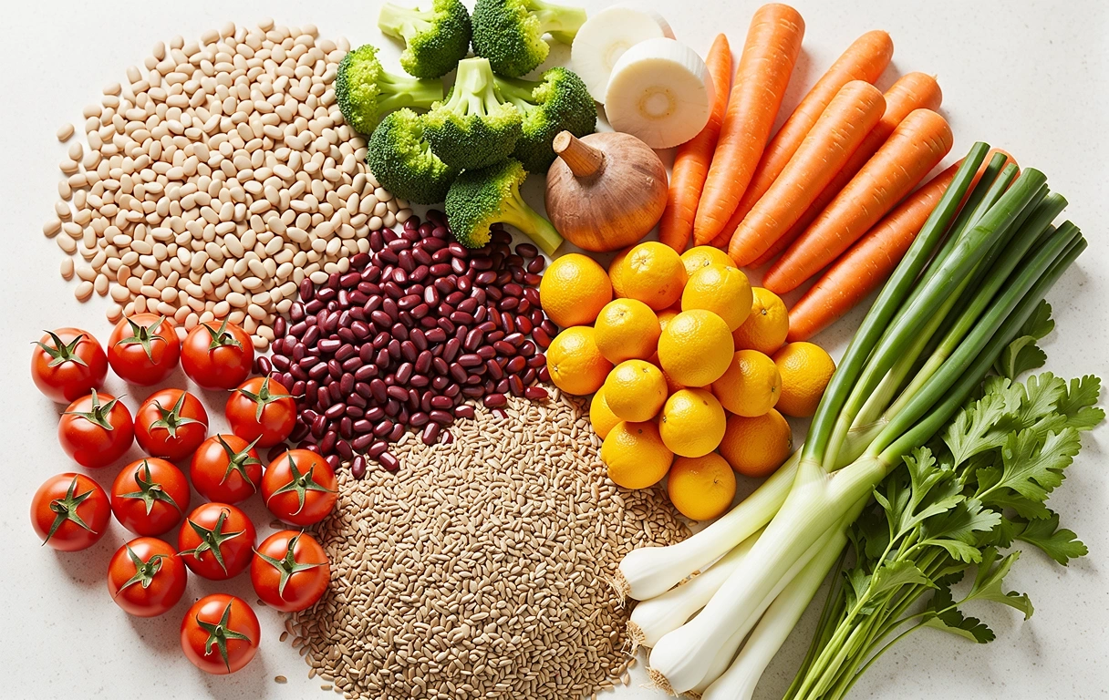 Gesunde Lebensmittel Auswahl